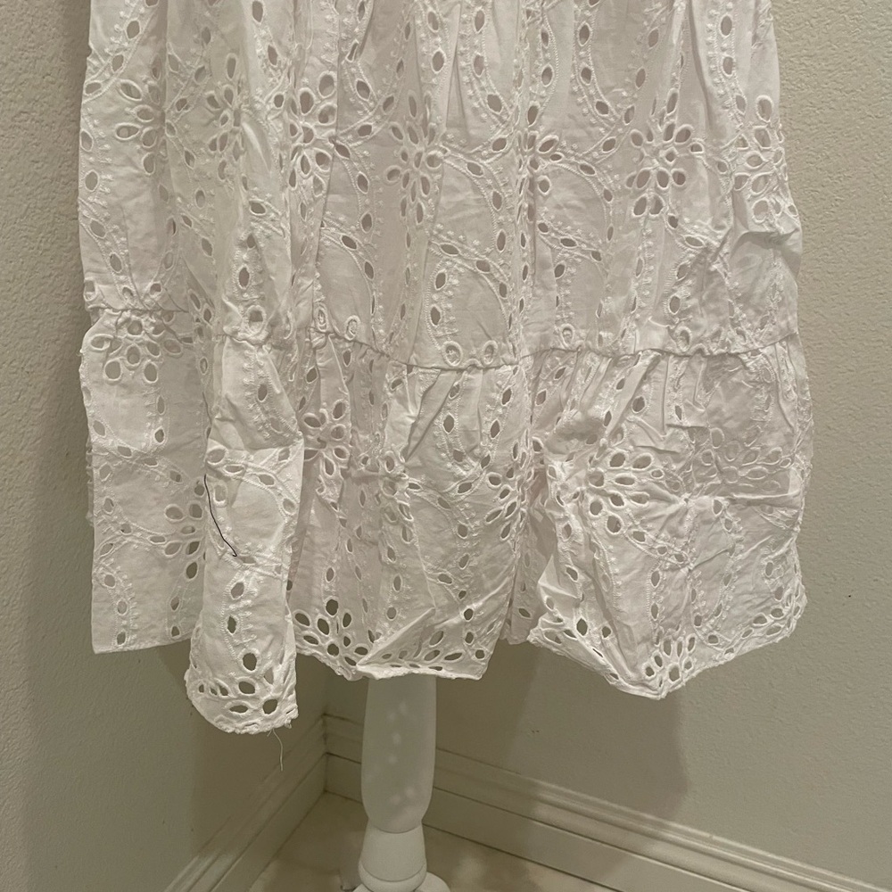 NWT Olivaceous White Summer Dress Size L​​​​​​ - Picture 4 of 6